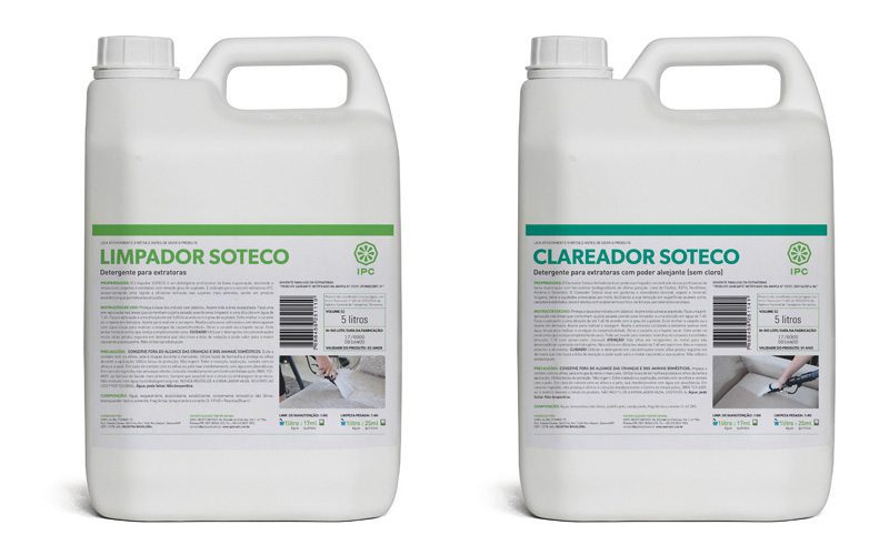 Qual a diferença entre o Limpador Soteco e o Clareador Soteco?